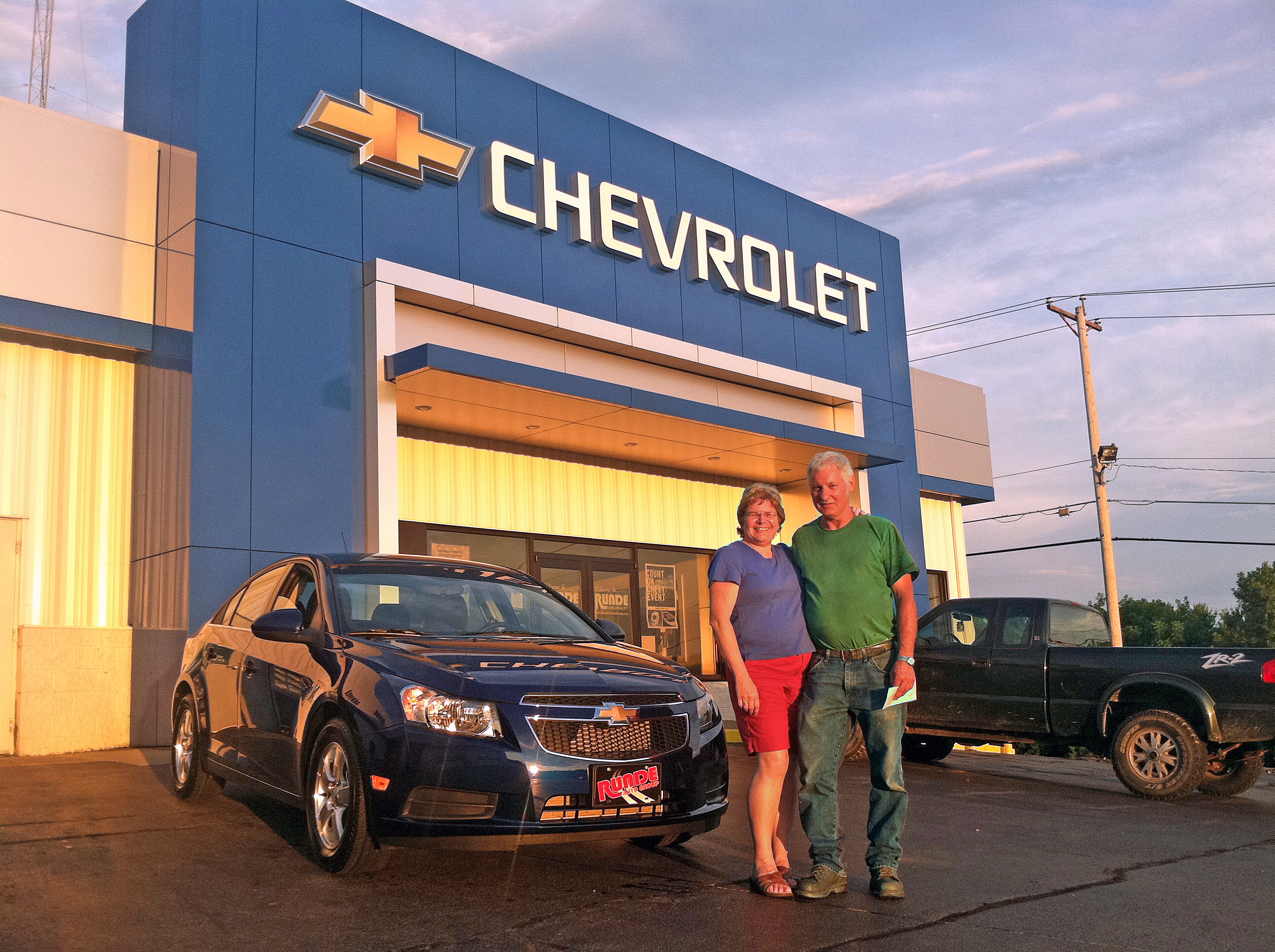  Kevin and Diane T. and their 2012 Chevrolet Cruze.